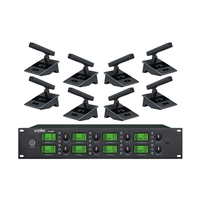 8 Micròfon de conferència UHF d'escriptori